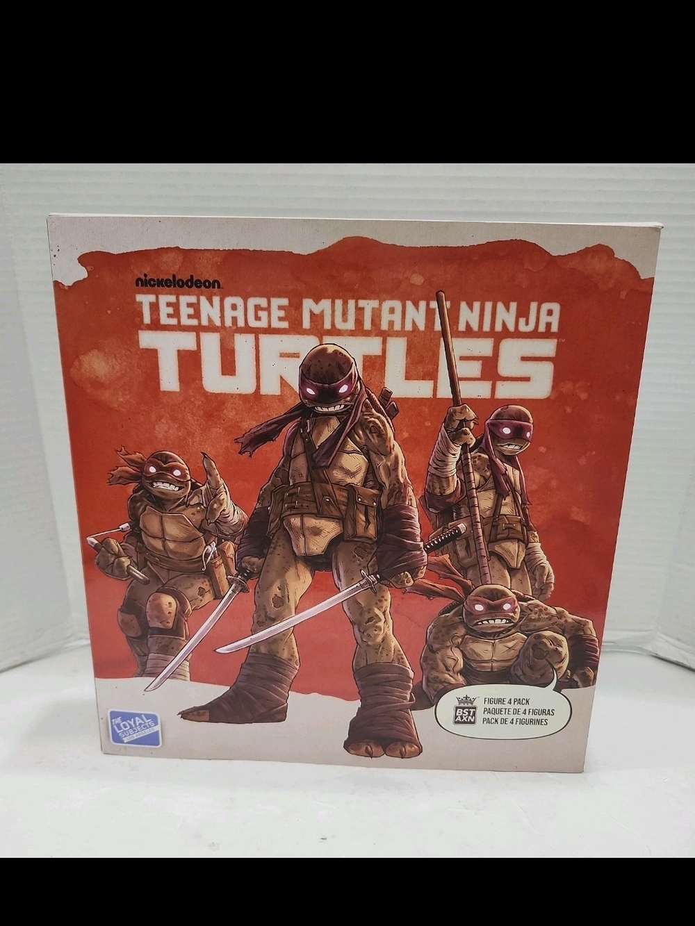 TMNT 4-Pack 5" Figures BST AXN The Loyal Subjects Nickelodeon Ralph Leo Don Mike